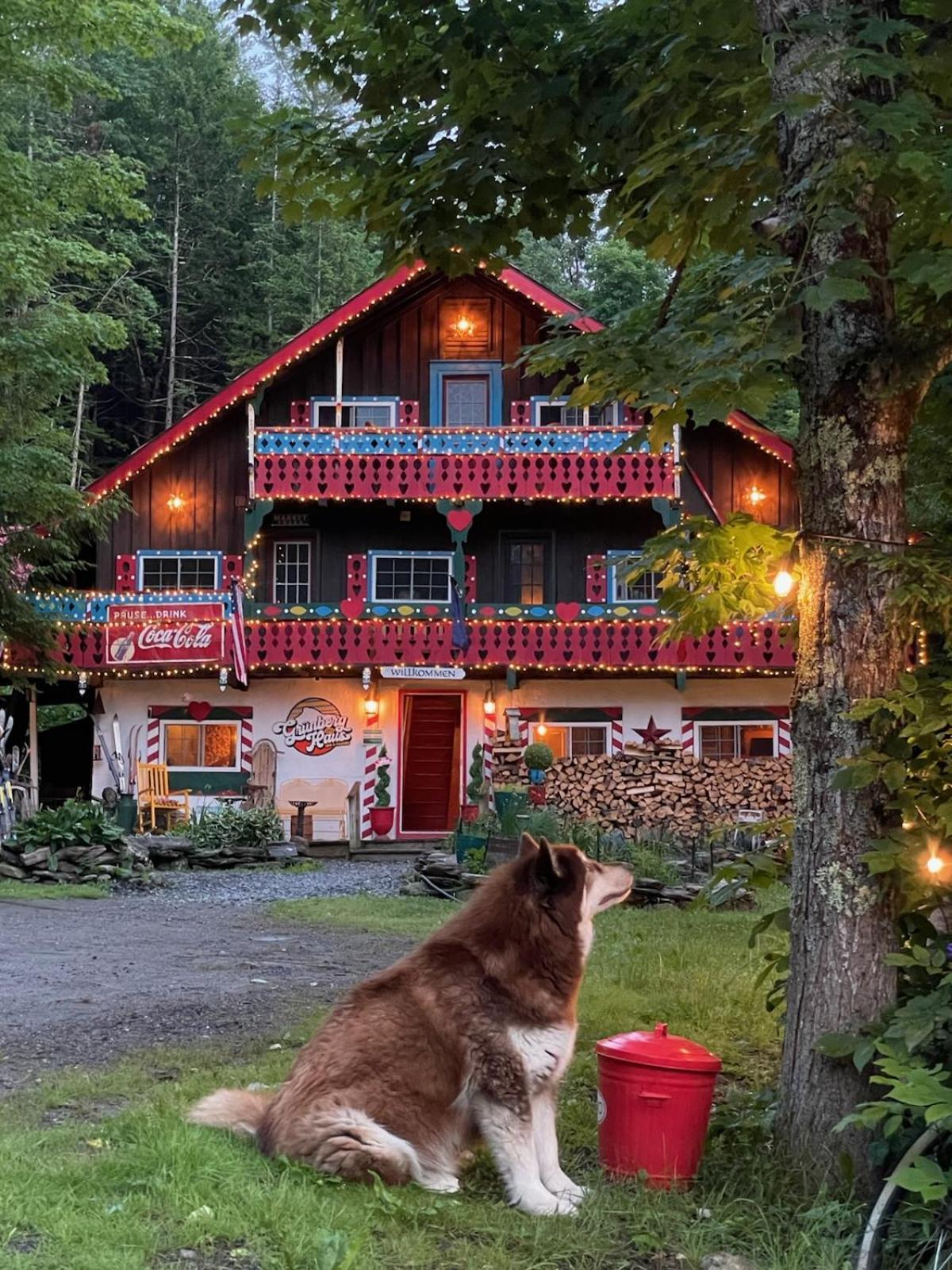 Grunberg Haus Inn & Cabins ウォーターベリー エクステリア 写真